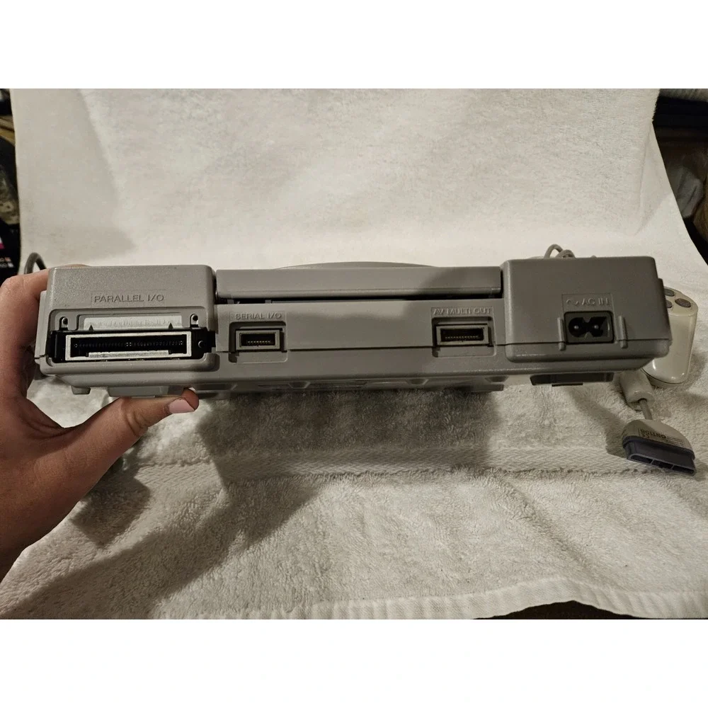 Playstation 1 Ps1 Console SCPH-5501 With OEM 2 Controllers 2 Memory Card No Cord